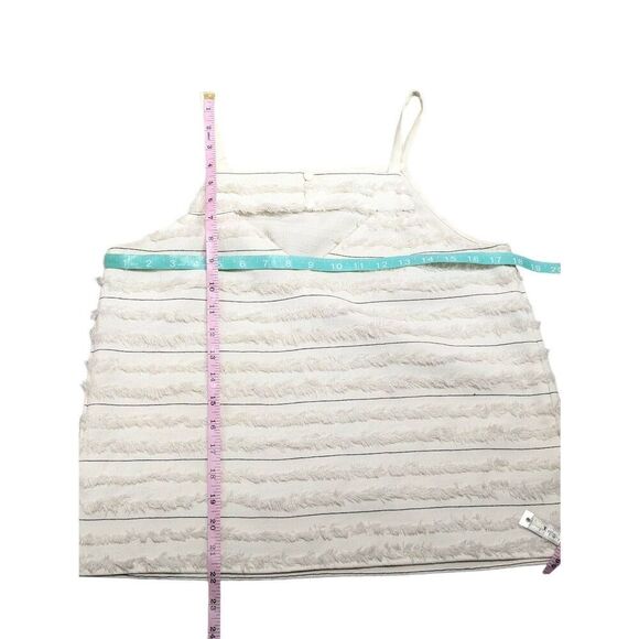 Anthropologie Maeve Quinn cream fringe US 8 - Picture 6 of 9